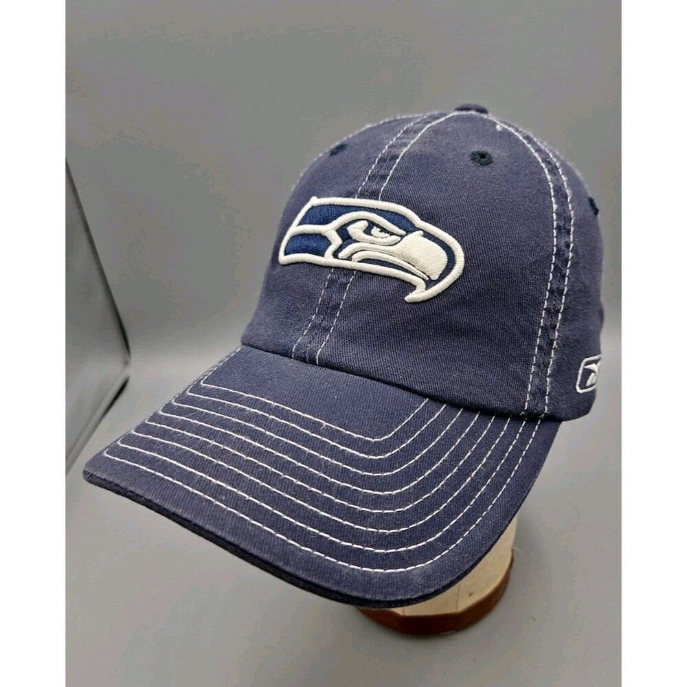Vintage Reebok Seattle Seahawks NFL Fullback Hat Cap One Size Team Logo